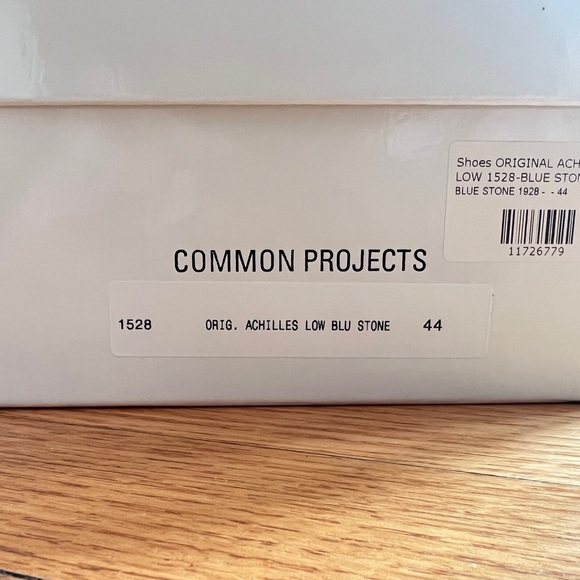 Common Projects Blue Minimalist Sneakers - Picture 3 of 13